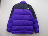 the north face purple and black down jacket