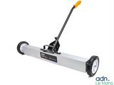 a close up of a hand operated floor sweepr on a white background