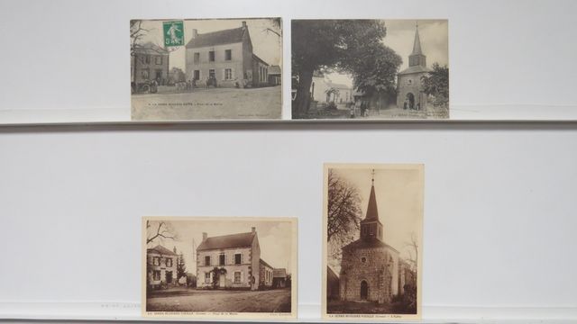 Environs de Mainsat : La Serre-Bussière-Vieille. Lot de 4cpa.TBE.