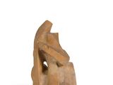 an image of a sculpture of a horse and rider on a white background