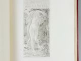 an open book with a drawing of an elephant on it