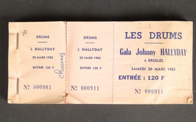 an old ticket with a picture of a man on it