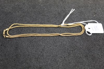 a close up of a rope with a tag attached to it