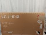brand new lg uhd 4k uhd tv box with original box