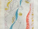 une image représentant un dessin d'une femme et d'un arbre