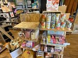many items on display in the store for sale