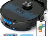 a robot vacuum that is connected to a remote control