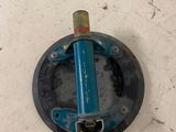 a picture of a pipe clamp with a wren on it