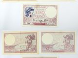 six different bank notes with a picture of a man and a woman on them