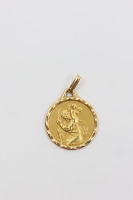 une pièce d'or portant un visage de femme