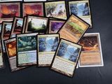 a lot of cards that are on the table