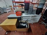 a lot of items that are sitting on the floor