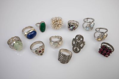 LOT DE BAGUES En argent 925°/°° - Photo 1