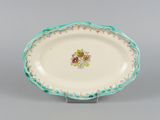 an image of a platter with flowers on it