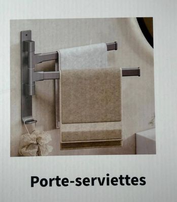 a picture of a picture of a bathroom with a towel rack