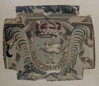 Ancienne garniture de siège, figurant une colombe avec brin … (photo 2)
