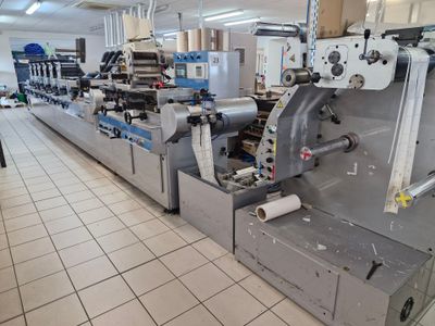 presse typographique MIDA 270TRE 6 couleurs de 2003  avec module verni - Photo 1