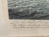 an old picture of a ship in the water with a sky background