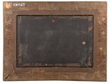 a picture of a blackboard in a wooden frame