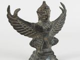 an image of a statue of a woman with wings on a white background