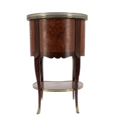 an image of a side table with a shelf on top of it