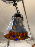 Lustre coupole en pâte de verre multicolore teintée dans la … (photo 5)