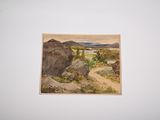 a picture of a painting on the wall of a room