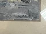 a picture of a painting on the wall of a building