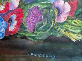 a painting of a bunch of flowers on a table