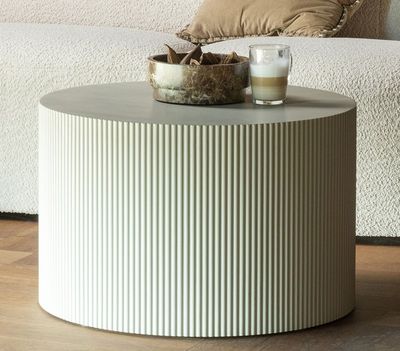 Table basse ronde SANNE MAISON ET STYLES, style antique, en …