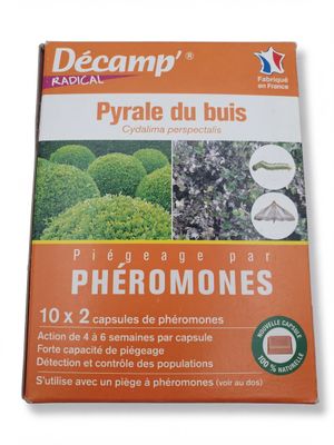 DÉCAMP' RADICAL - Capsules de phéromones pyrale du buis - 20…