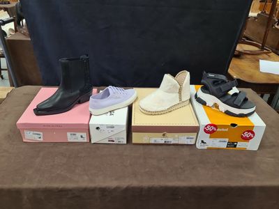 Lot de 4 paires de chaussures femme de marques SOIR&MATIN, S…