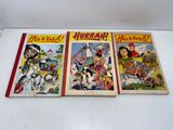 three vintage children ' s comic books from the 1950 ' s