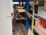 a room full of shelves with various items in it