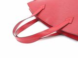 louis vuitton red epi leather tote bag