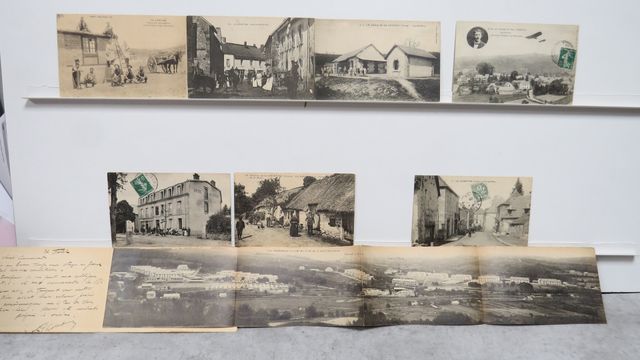 La Courtine : Lot de 8cpa (dont 1 carte-lettre-album). Bonne anim...