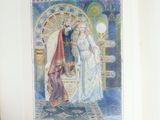 a picture of a painting of a man and a woman