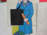a picture of a woman talking on a cell phone
