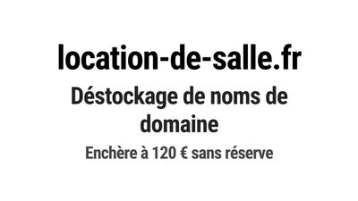 Nom de domaine location-de-salle.