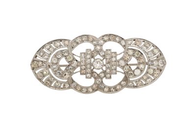 an antique diamond broochle