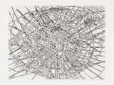 an image of a black and white drawing of a bunch of sticks