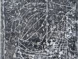 une photo en noir et blanc d'une feuille de papier sur laquelle figure un dessin