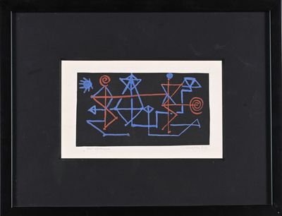 Raymond GRANDJEAN (1929-2006) Nuit électrique