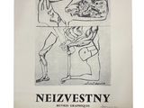 un dessin en noir et blanc représentant un homme tenant un plateau de nourriture