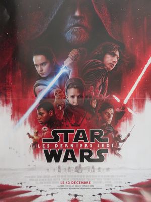 une affiche du film « Star Wars : Les Derniers Jedi »