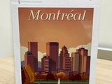 an image of a box with a picture of a city in the background