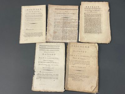 Sept documents révolutionnaires sur le département de l'Avey…