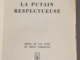 an open book with a black and white title on it