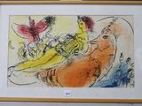 tableau représentant une femme assise sur un canapé, une banane sur les genoux