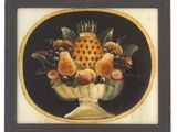 a picture of a painting of fruit in a bowl